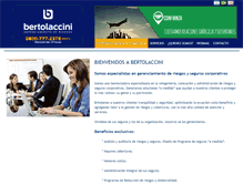 Tablet Screenshot of bertolaccini.com